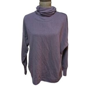 Aerie Cowlneck oversized Raglan Mauve Sweatshirt size S